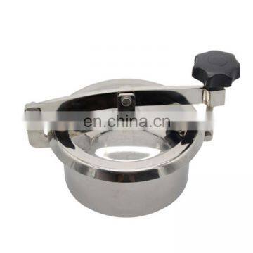 Stainless Steel Non Pressure Round Manway Manhole Cover for Tank photo-4