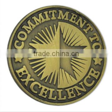 Commitment To Excellence Round Corporate Lapel Pin