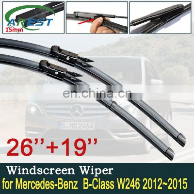 for Mercedes Benz B Class B-Class W246 2012~2015 Car Wiper Blades Front Windscreen Windshield Wipers Car Accessories 2013 2014