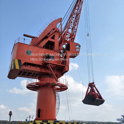 China Manufacturer Ship unloading harbor lifting equipment fixed crane