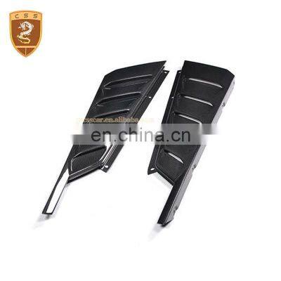 Carbon fiber rear engine hood air intake cover for lambo huracan lp610-4 lp580-2 car parts