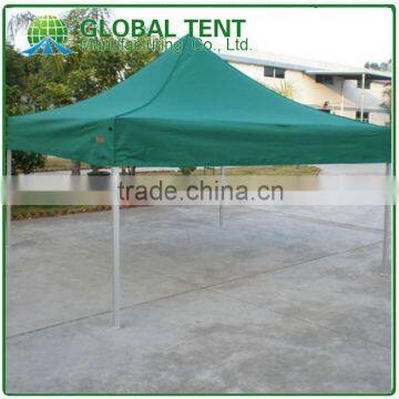 Steel Pop Up Marquee Trade Show Tent Frame 3x3m ( 10ft X 10ft),30mm, with Green canopy & Valance(Unprinted)