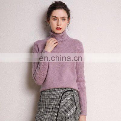 Women Winter Warm Cable Knit Turtle Neck Pullover Sweater