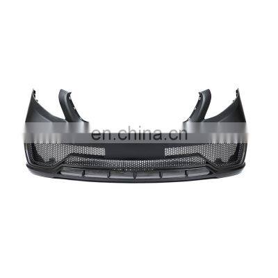 Carbon Fiber Front Bumper Lip for Mercedes V-Class W447 2015-2019 photo-3