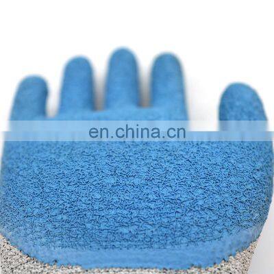 Excellent Grip Crinkle Latex Palm Coated Cut Resistant Hand Gloves photo-5