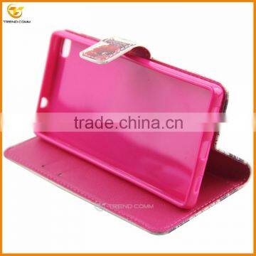 Wallet Leather Flip Cover Case for Huawei p8 photo-5