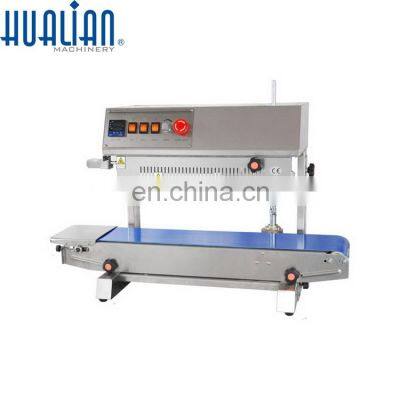 FR-770II Hualian Automatical Heat Plastic Bag Continuous Mechanical Seal Food Packing Band Sealer Vertical Sealing Machine