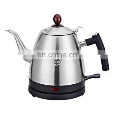 304 stainless steel electric kettle coffee boiled water bottle / quick pot / hand teapot long mouth price