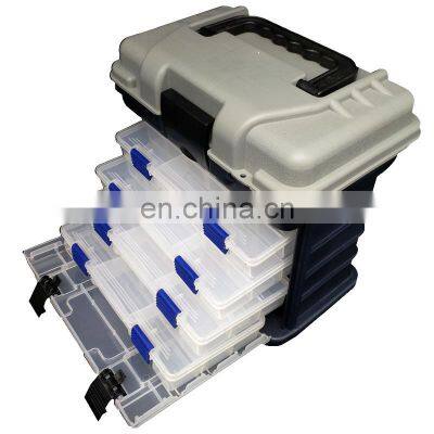 multi-functional 4 layers   plastic large  Fishing accessories bait storage boxes