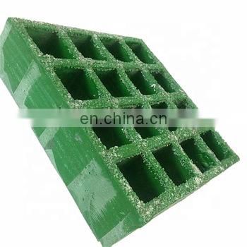 Cheap glass fiber reinforced plastic grill manufacturer Fiberglass grate with grit surface for car wash floor