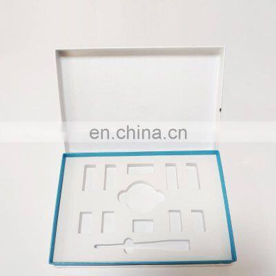 2020 popular design paperboard base and lid makeup organizer empty box packaging best for set cosmetics