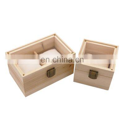 Unique Luxury OEM Factory Watch Box With Custom Logo Small Gift Display Box 1 Slot 2 Natural Wood Watch Box, photo-3