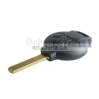 3-кнопочное автомобильное дистанционное управление, корпус для замены пустого ключа авто для ключей автомобилей Benz Smart Fortwo photo-3