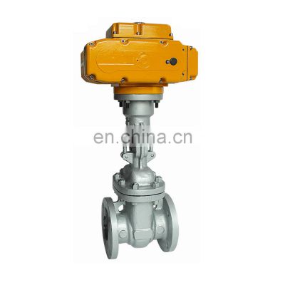 COVNA 2-1/2 inch Water Oil Gas Multi Turn Electric Actuator WCB Flanged Gate Valve