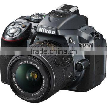 Nikon D5300 Black DSLR Camera Body with 18-55mm VR II Lens Kit