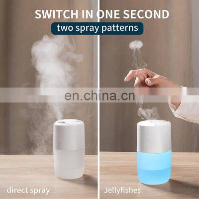 New Design 300ML Scent Aroma Colorful Lights Customizable Rechargeable Mini USB Cool Mist Ring Jellyfish Car Humidifier