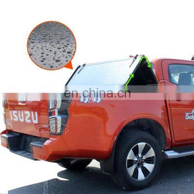 Truck accessories hard folding tri fold pickup bed covers hilux tonneau cover for Toyota hilux vigo revo