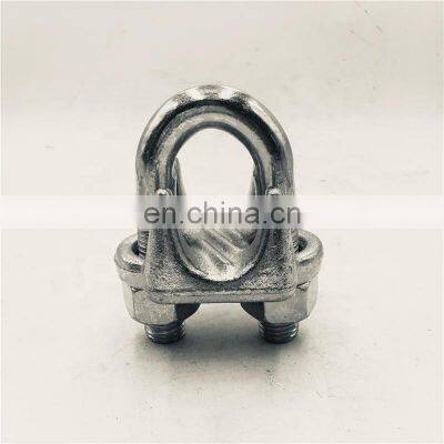 OEM Manufacturer Custom Service Alloy Steel Forged With Heat Treatment Wire Rope Clip Malleable Clamp photo-4