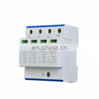 China top brand 385V 8/20us 20-40KA three phase surge protection device for home