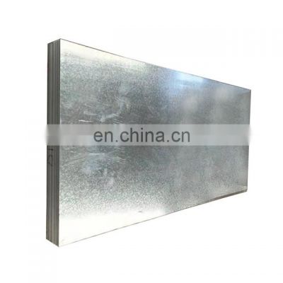 Hot Dipped 1.2mm Thickness 12 14 16 18 20 22 24 26 28 Gauge GI Plain Metal Sheet Galvanized Steel Sheet