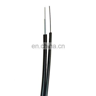 Figure 8 single mode PE jacket steel wire self-support member 4 core aerial fiber optic cable