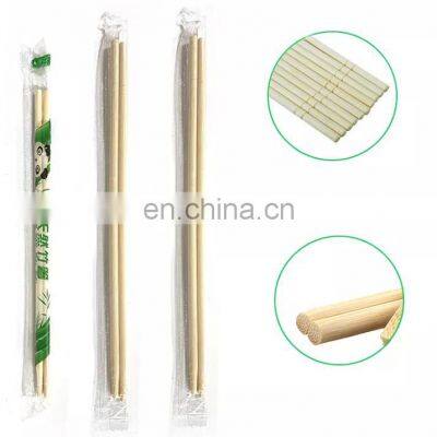 Factory producing 100% natural bamboo round stick bamboo chopsticks