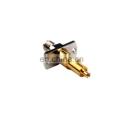 Hot sales CRC9 Male Straight Crimp Connector flat adapter