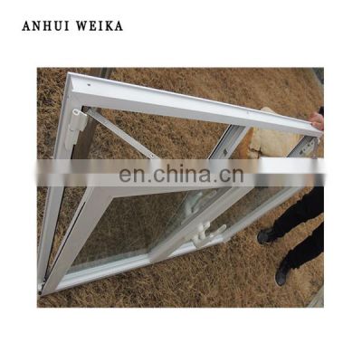 Vinyl productos novedosos para el hogar  pvc insulated casement window pvc casement windows with crank shaft  anti noise