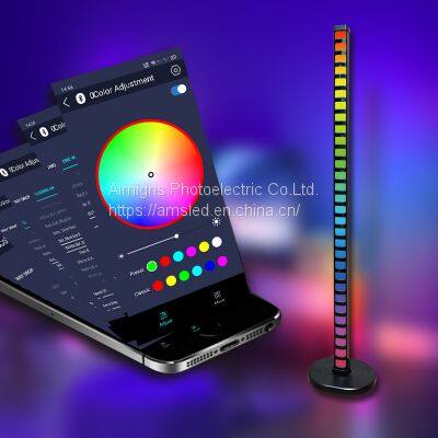 LED Floor Lamp, RGBIC Smart Music Corner Floor Lamp Compatible , 16 Million DIY Colors With APP Control and Music Sync LED Lights for Game Room, Bedroom, TV, Party photo-5