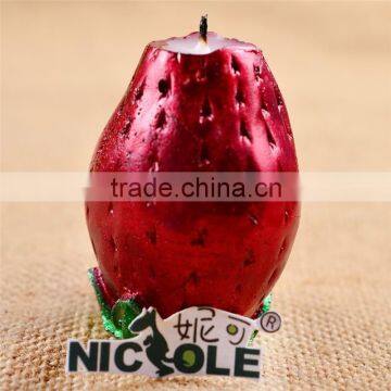 3D Straberry Shape Handmade Silicone Decorative Candle Mold