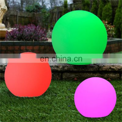 Outdoor Garden Patio Decoration Christmas DMX control waterproof Solar charging motion lights outdoor garden led ball stone lamp