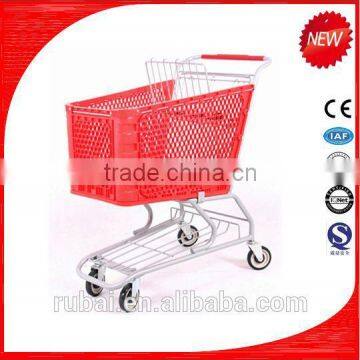 Alumium shopping cart cover for baby seat