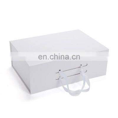 Wholesale Large Size Luxury Elegant Cardboard Custom Folded Square Shaped Packaging Shoes Box Purple Magnetic Gift Box Packaging photo-3