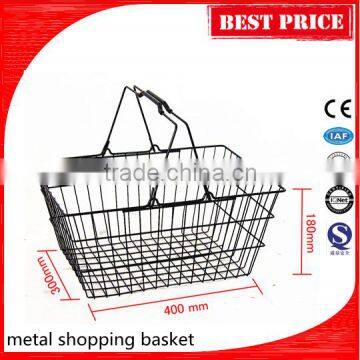 popular 10-20L metal Shopping metal Basket for sale