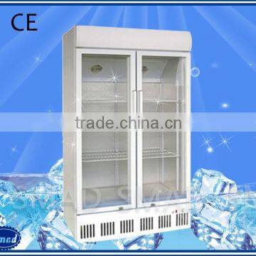 Single Door/ Double Door Transparent Glass Door Showcase Refrigerators photo-4