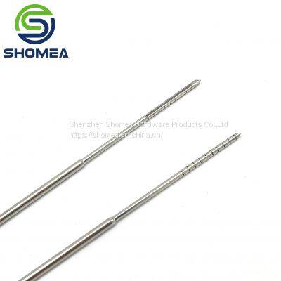 Shomea Customized Thin Wall 304/316L Stainless Steel Groove needle with laser marking