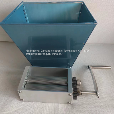 DY-888T New Manual Straight Grain Pair Roller Stainless Steel Corn Grinder Wheat Crushing Granulator Home Use photo-3