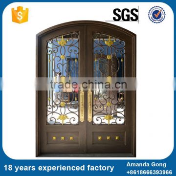 Wholesale Bottom Price Single Iron Grille Entry Doors