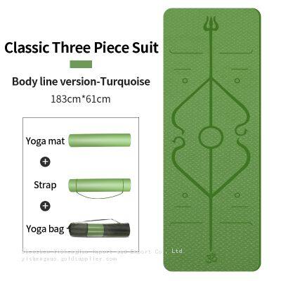 Tpe Material Eco Friendly Eco Friendly Exercise & Workout Dragonfly Tpe Yoga Mat