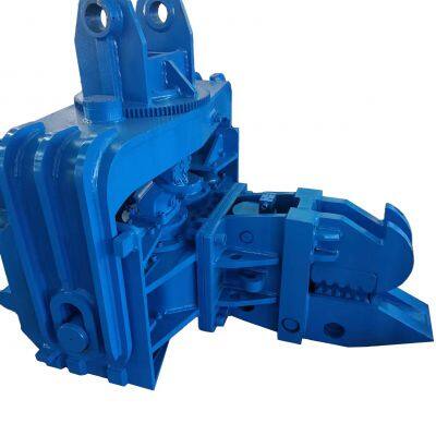 Excavator to Photovoltaic Pile Driver Solar Photovoltaic Pile High Frequency Vibration Hammer Steel Plate Cement Pile photo-3