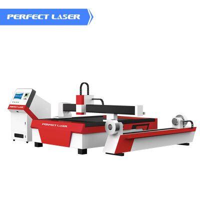 Perfect Laser 3015 Size Metal Sheet Round Pipe Square Tube Fiber Laser Cutter Cutting Machine