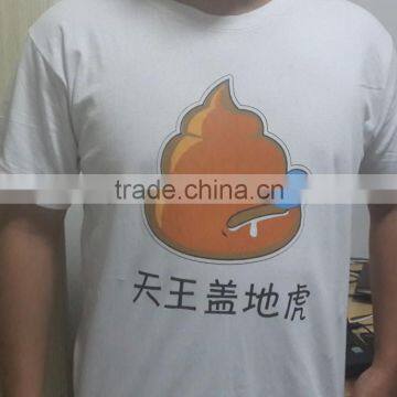 Wholesale cheap custom printing logo promotional t-shirt, stock T-shirt