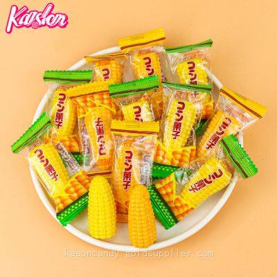 Corn flavor soft type corn shaped jelly soft candy