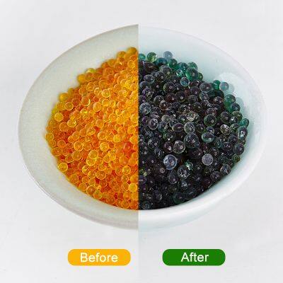 Orange Color-changing Silica Gel Desiccant 2-4mm Reusable Moisture Absorber Beads