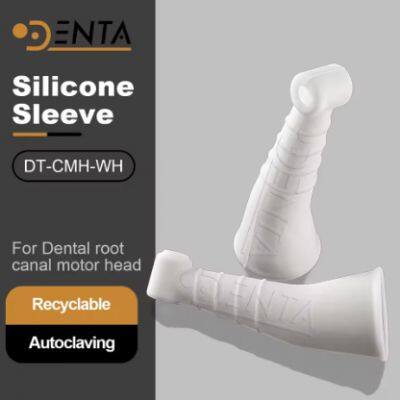 Endodontic Contra Angle Protection protective insulating sleeve Silicone case sheath Sheet Cover Root Canal endo Motor Head