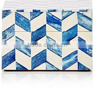 High quality best selling Natural Water Buffalo Bone Decorative Medium Square box from Vietnam