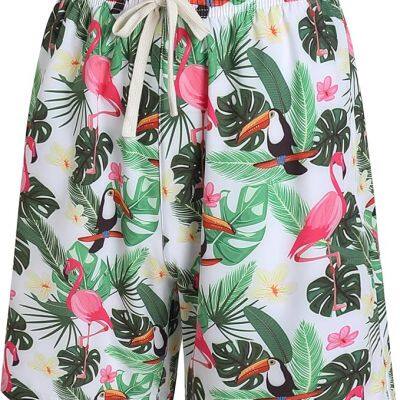 Swim Trunks for Men Quick Dry Board Shorts with Zip Pockets Bathing Suits Beach Swimwear