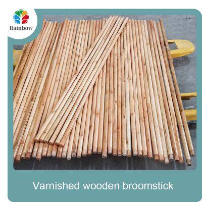 Outdoor Household Cleaning Products Wooden Broom Stick Dustpan Brush Handle PP Broom Head Eucalyptus Wood Metal Home Use photo-4