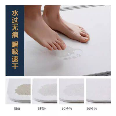 OEM ODM Factory Wholesale Custom Size Absorbent Shower Bath Mat Stone photo-4