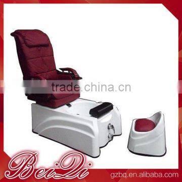 Graceful Fabric Glass Basin Top Quality Standard Pedicure Chair Foot Spa Station Massage Foot Chair